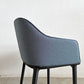 ヴィトラ Vitra ソフトシェルチェア Softshell Chair アームチェア ファブリック ブルー系 4レッグベース ロナン＆エルワン・ブルレック 未使用品 定価￥111,100- 〓