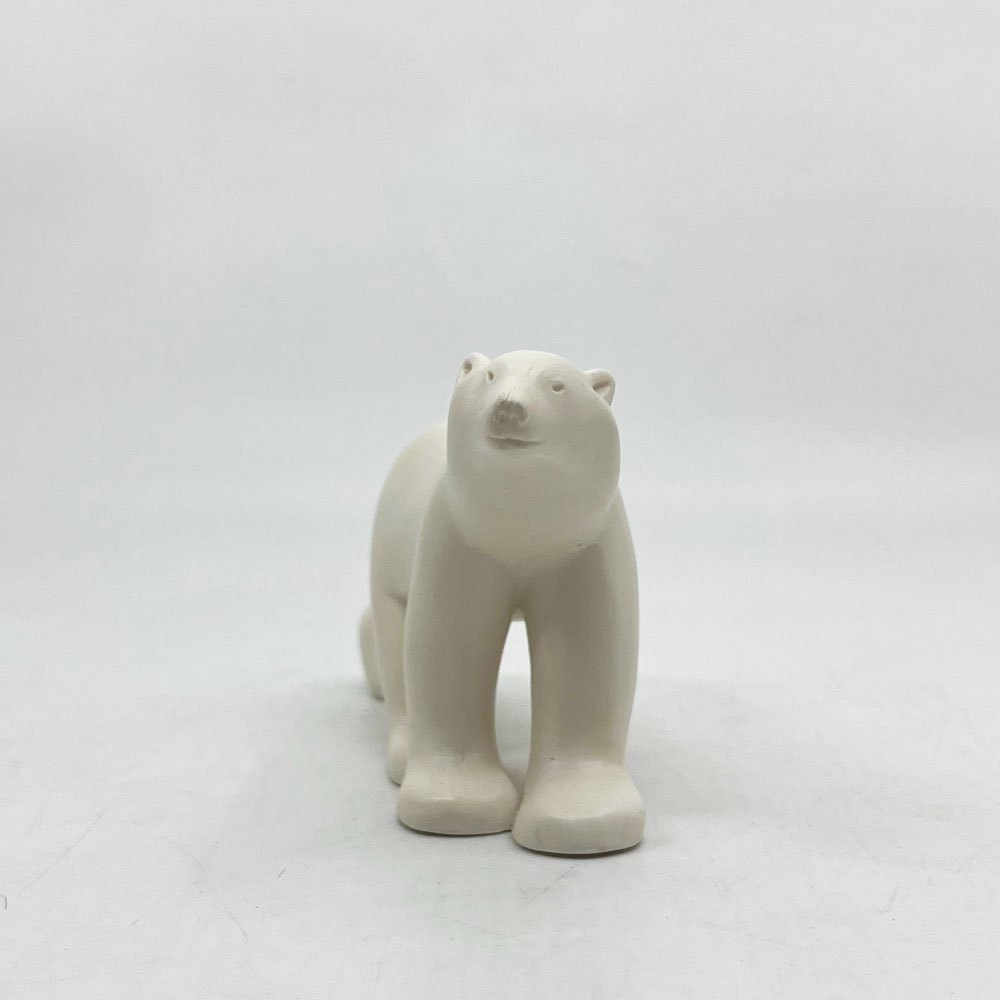 フランソワポンポン François Pompon フィギュア シロクマ Ours blanc オブジェ フランス PAPO社製 PVC製 ●