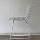 ノル Knoll 420 サイドチェア ワイヤーチェア ホワイト ハリー・ベルトイア Harry Bertoia ミッドセンチュリー 名作椅子 ◇