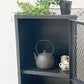 アナザーライフ Another Life アイアンサイドキャビネット IRON SIDE CABINET シェルフ 2段 1ドア ブラック インダストリアル 工業系 定価￥52,800- ●