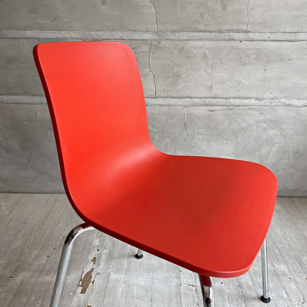 ヴィトラ vitra ハルチューブ HAL Tube サイドチェア ダイニングチェア ブリック スタッカブル ジャスパー・モリソン ♪