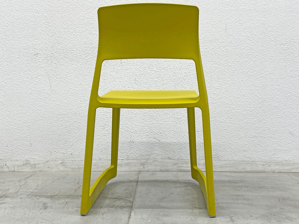 ヴィトラ Vitra ティプトン Tip Ton スタッキングチェア マスタード デスクチェア チルト機能 定価約42,900円〓