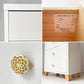モモナチュラル Momo Natural ラブチェスト LOVE CHEST 60-5 トールチェスト 抽斗5杯 ホワイト 社外ハンドル 定価￥29,500- ★