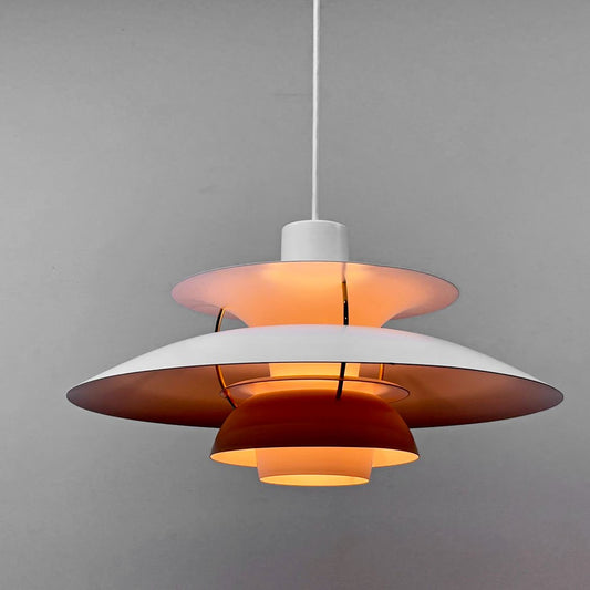 ルイスポールセン Louis Poulsen PH5 ペンダントライト 150周年記念モデル ホワイト・ペールローズ・ブラス ポール・ヘニングセン 北欧 名作照明 ●