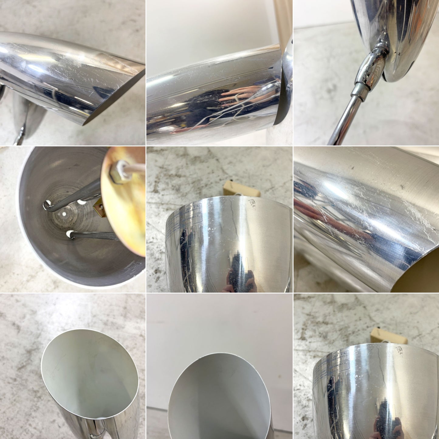 イデー IDEE エクリプス2 ECLIPSEⅡ 3ポイント 3灯ペンダントライト アルミシェード スペースエイジ インダストリアルデザイン 廃番 ●