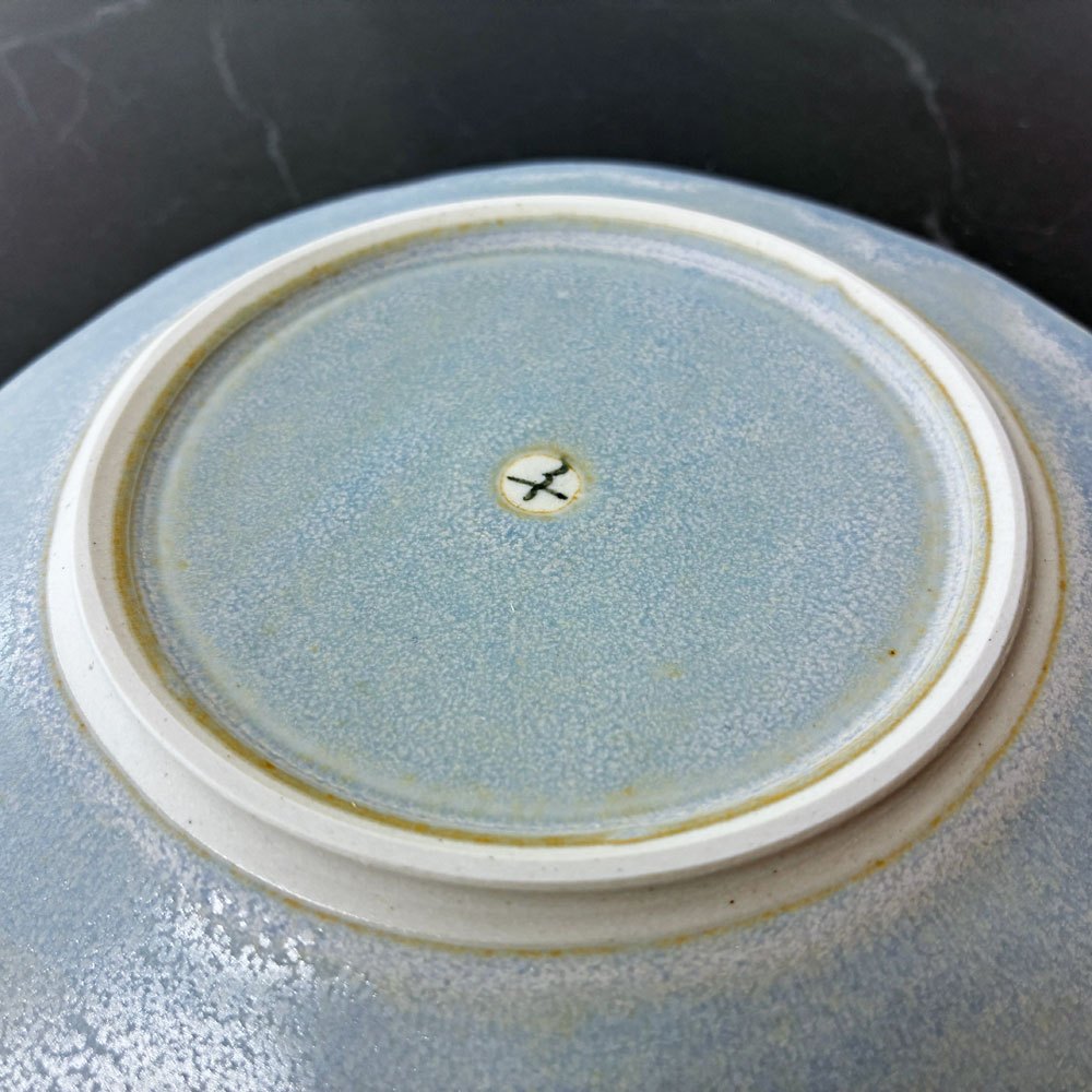 うつわやみたす プレート 中皿 飾り皿 オナガ 鳥 陶器 陶芸家 現代作家 希少 ◎