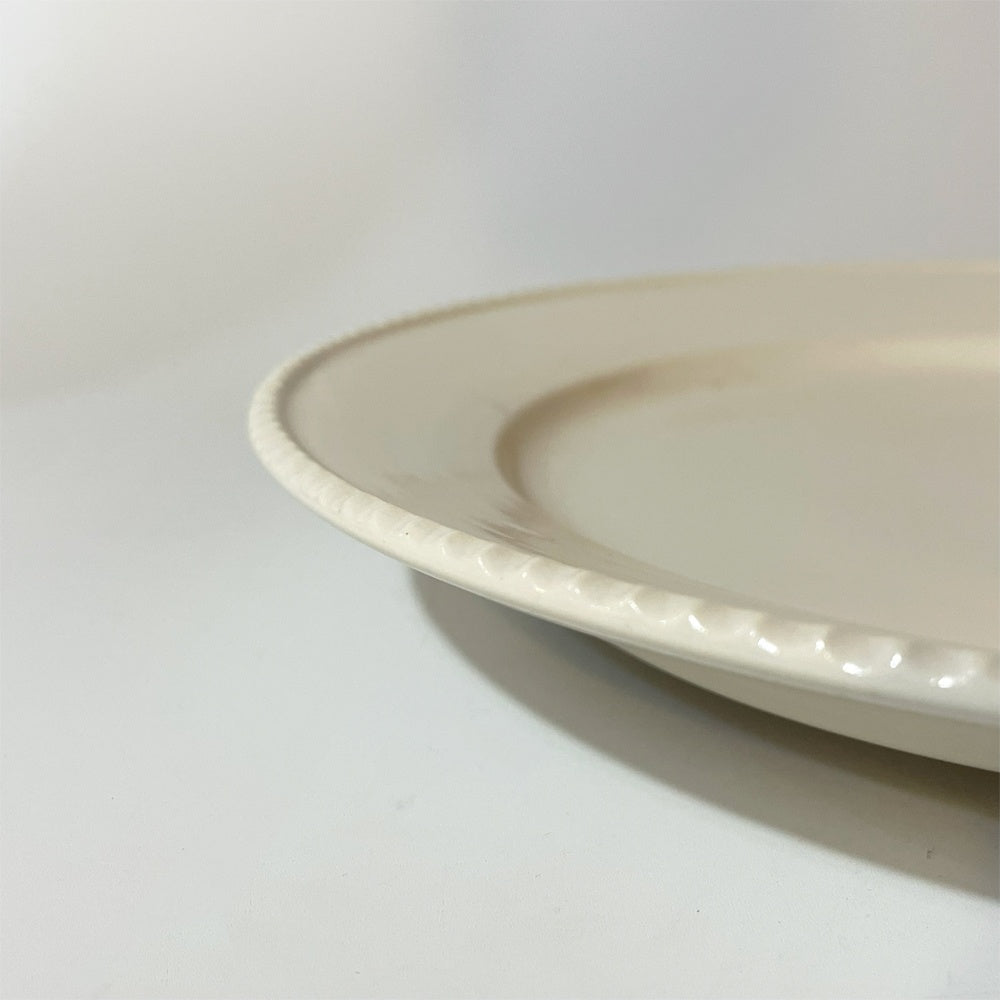 岡田直人 Naoto Okada ふちしのぎ プレート お皿 Mサイズ 22cm 器 陶芸家 現代作家 B ★