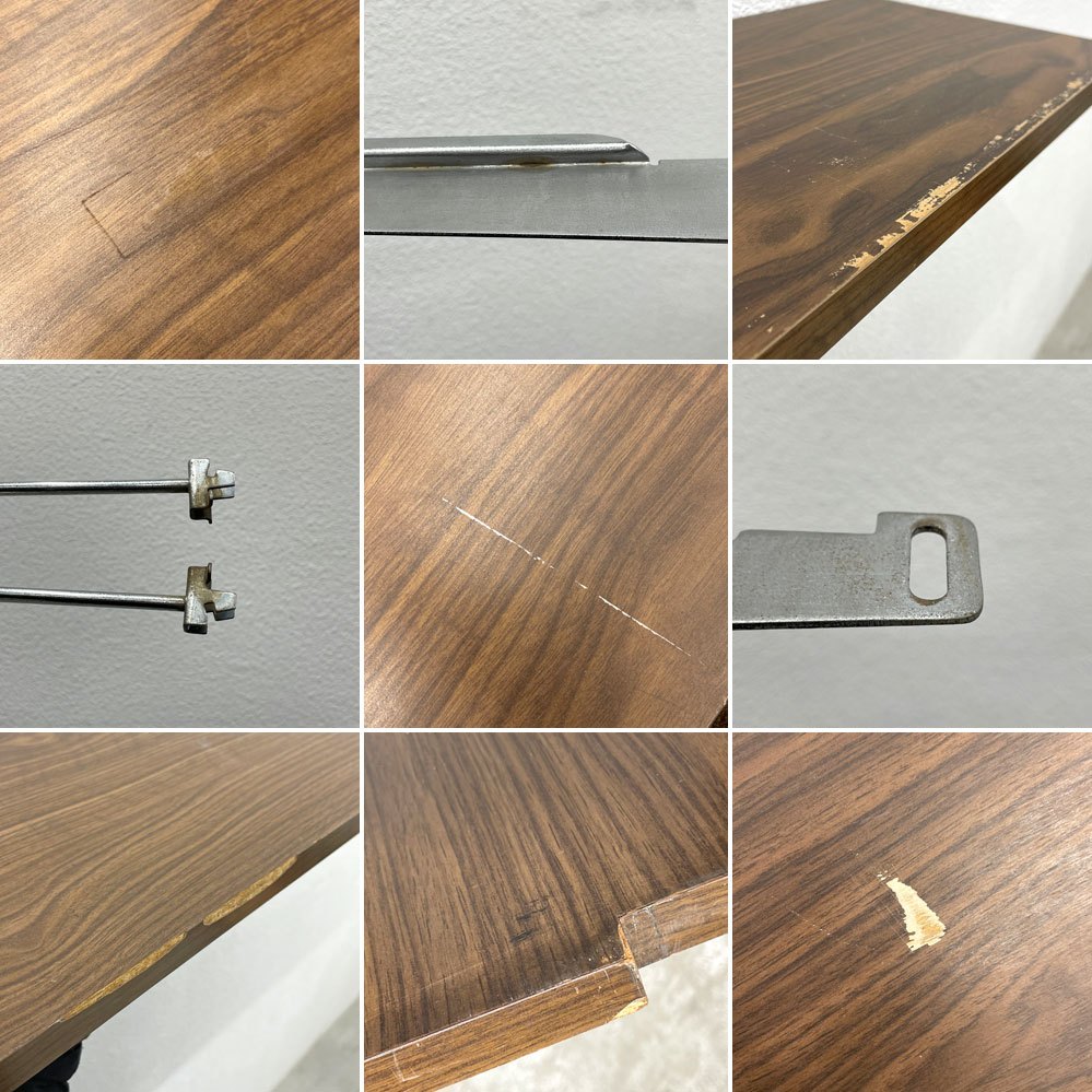 オカムラ okamura GKデザイン ホームユニット ウォールシェルフ 2連 W170×H214cm 棚板13枚 デスクセット ビンテージ 〓