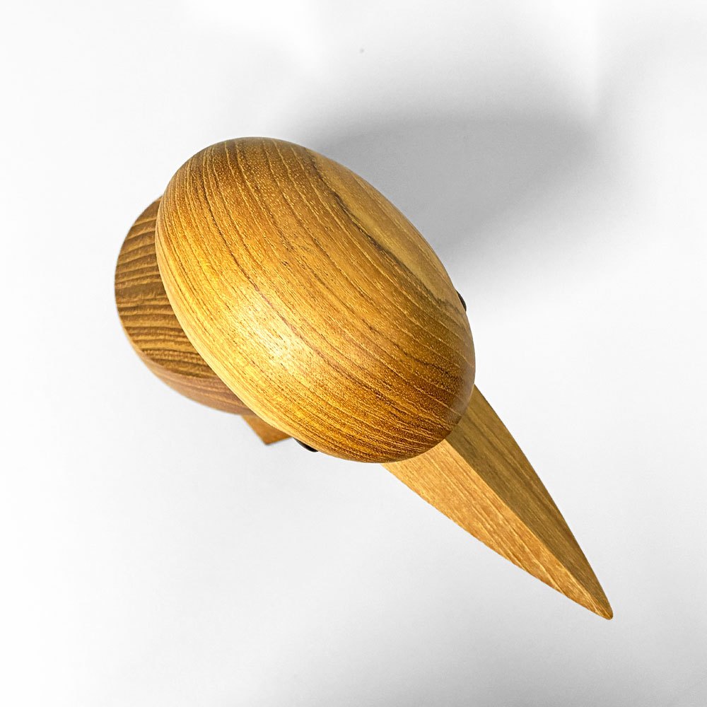 アーキテクトメイド Architectmade ダック Duck チーク無垢材 オブジェ H18cm ハンス・ボーリン Hans Bolling デンマーク 北欧雑貨 定価￥32,450- ◎