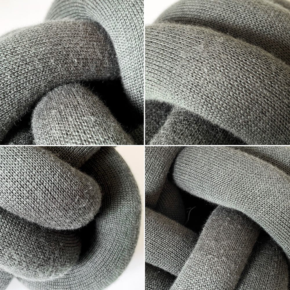 デザインハウスストックホルム DESIGN HOUSE Stockholm ノットクッション Knot Cushion フォレストグリーン 定価￥19,800- ◎