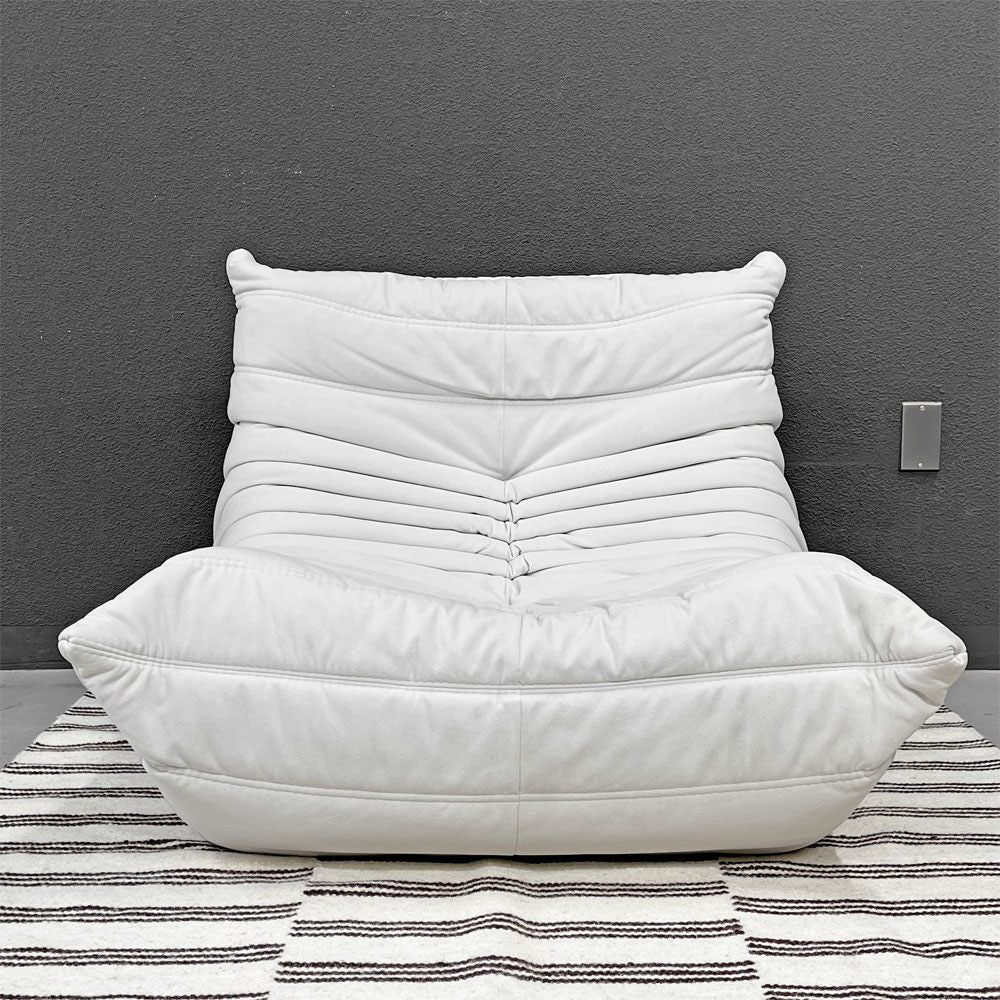 リーンロゼ ligne roset トーゴ TOGO 1P ソファ ウルトラスエード 美品 ミッシェルデュカロワ 〓