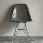 ハーマンミラー Herman Miller サイドシェルチェア 2nd ビンテージ エンボスレス すっぴんモデル FRP シーフォームグリーン ロータイプ エッフェルベース イームズ ■