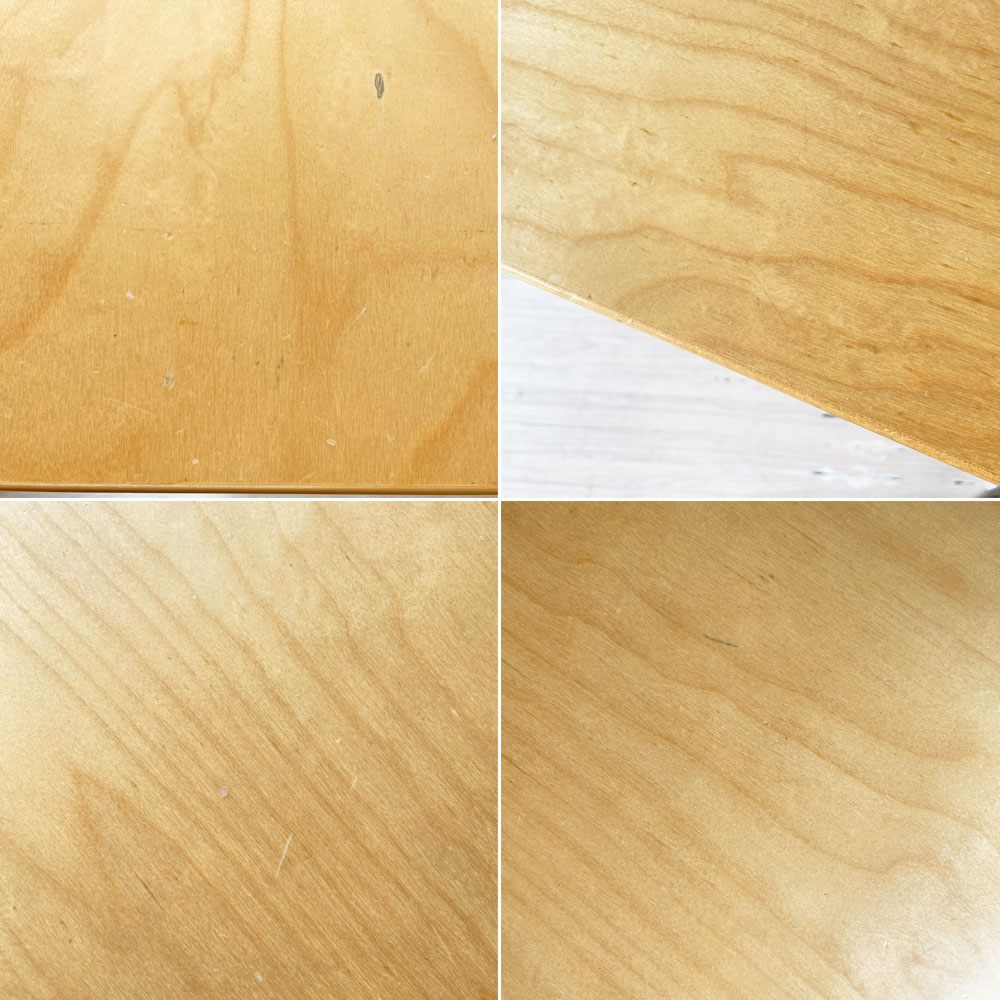 アルテック artek TABLE 82B ダイニングテーブル バーチ材 ラッカー W135×D85 アルヴァ・アアルト 北欧 デンマーク 定価￥261,800- ★