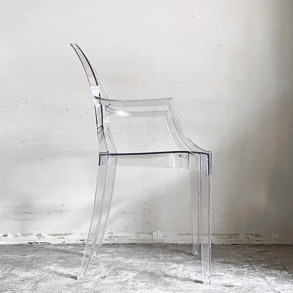 カルテル Kartell ルイゴースト LouisGhost アームチェア クリスタル スタッキング フィリップ・スタルク Philippe Starck イタリア A ■
