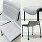 コクヨ KOKUYO オフセットフレームチェア offset frame chair オフィスチェア スタッキングチェア 4本脚 ファブリックシート スカイグレー キャスター B ●