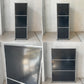 ユーエスエムハラー USM Haller モジュラーファニチャー Modular Furniture 1列3段 キャビネットシェルフ ドロップダウン扉×3ドア 鍵付 26万円程 ★