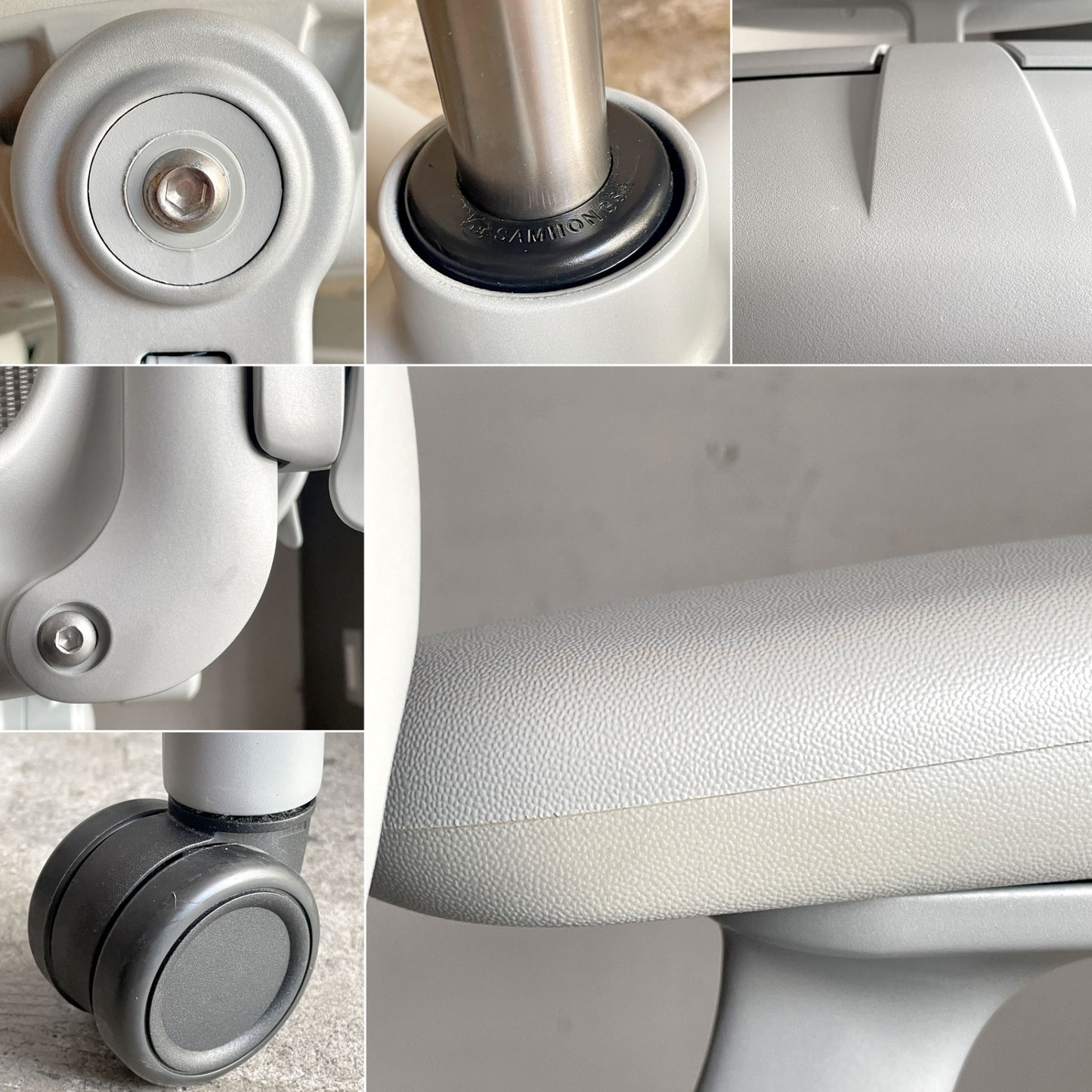 ハーマンミラー Herman Miller アーロンチェア リマスタード フル装備 Bサイズ ミネラル ポスチャーフィットSL デスクチェア オフィスチェア ビル・スタンフ ＆ ドン・チャドウィック ■