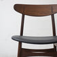 カールハンセン＆サン Carl Hansen & Son CH30P ダイニングチェア オーク材 スモークオイル レザーシート ハンス・J・ウェグナー 北欧家具 ●