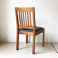 レグナテック LEGNATEC リーヴス Leaves ダイニングチェア ウォールナット無垢材 PVCレザー ブラック ￥52,800- A ★