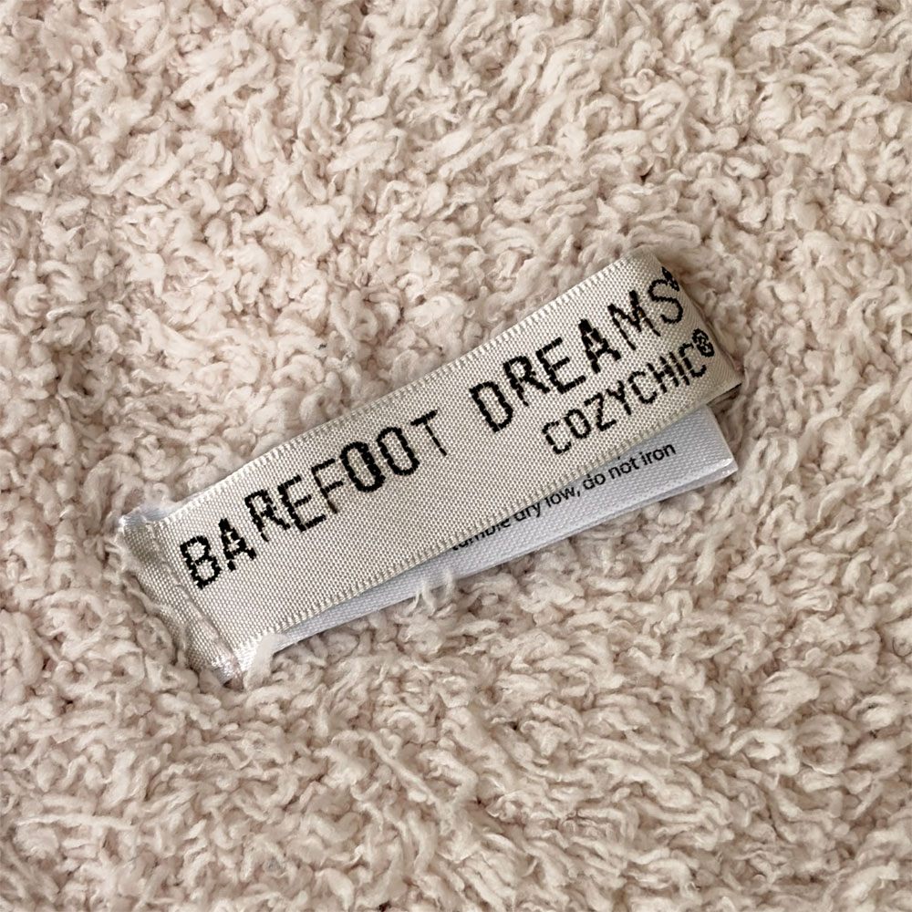 ベアフット ドリームズ BAREFOOT DREAMS コージーシック スロー CozyChic Throw ブランケット 137×183cm ピンク系カラー B ◇