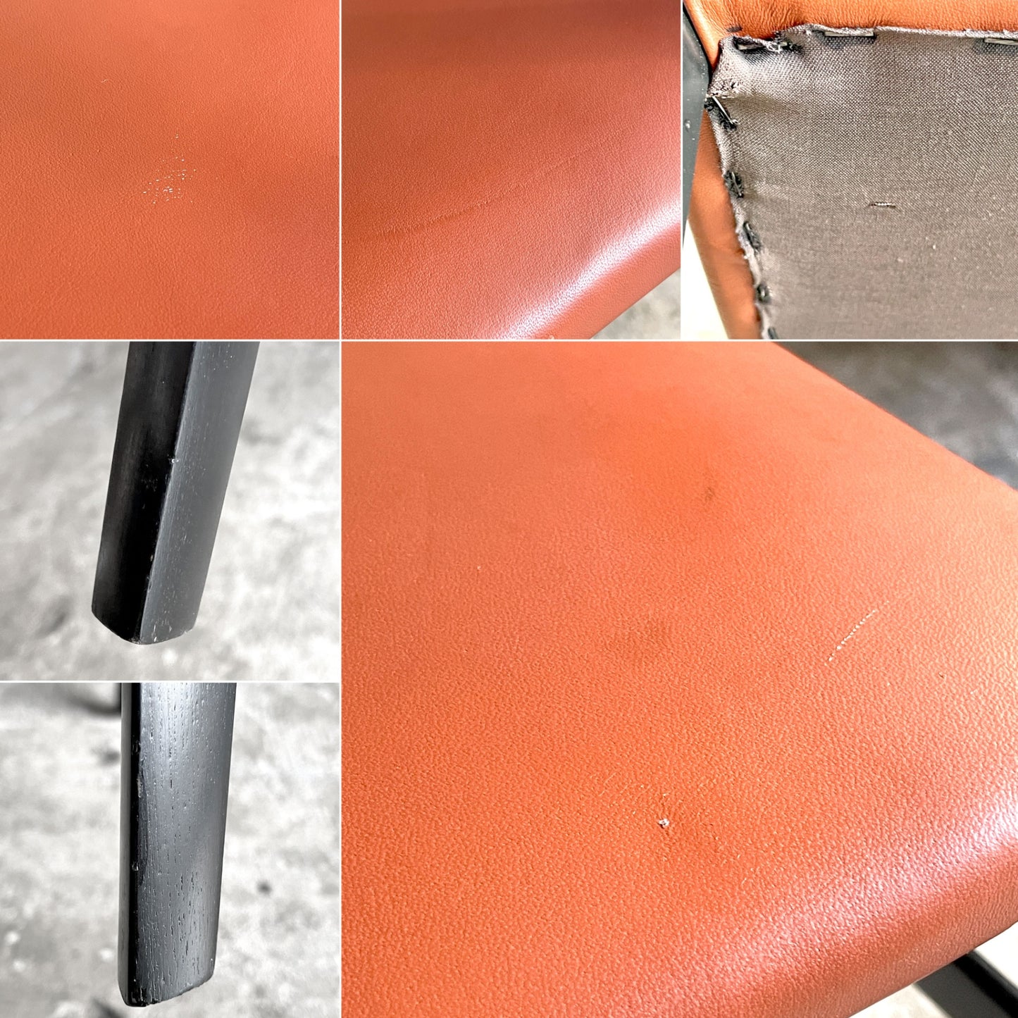 カッシーナ Cassina 699 スーパーレジェーラ SUPERLEGGERA チェア ダイニングチェア ブラックカラー アッシュ材 レザーシート ジオ・ポンティ ■