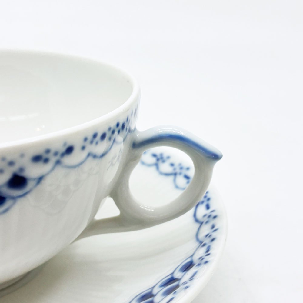 ロイヤルコペンハーゲン ROYAL COPENHAGEN プリンセス ティーカップ&ソーサー 220ml C&S デンマーク 北欧食器 C ●