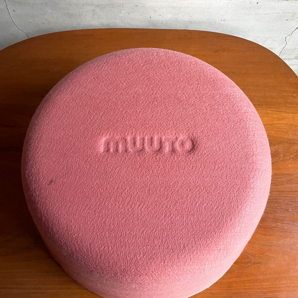 ムート MUUTO レストアバスケット RESTORE BASKET ラウンド フェルト地 ピンク ミカ トルバネン デンマーク 定価27,500円 ♪