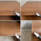 シモンズ SIMMONS ナイトテーブル ベッドサイドテーブル KA1270 ブラウン モダンデザイン 定価￥30,800- ♪
