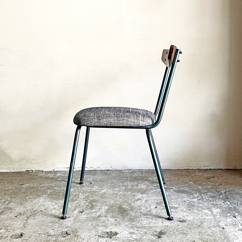 アクメファニチャー ACME Furniture グランドビュー チェア GRANDVIEW CHAIR ダイニングチェア ファブリック グレー系 アイアン脚 廃番ア ■