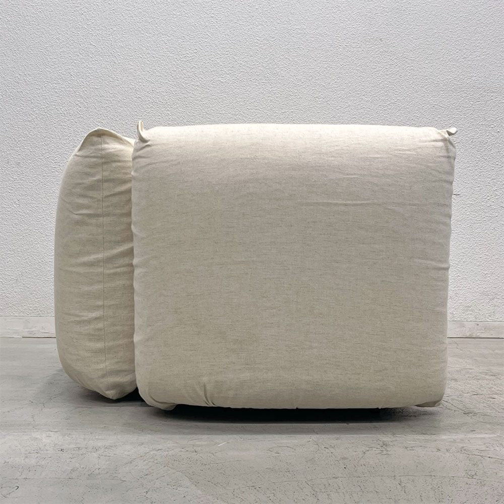 アルフレックス arflex マレンコ MARENCO 廃番 コーナーソファ 麻カバー スタンプ有 マリオ・マレンコ 〓