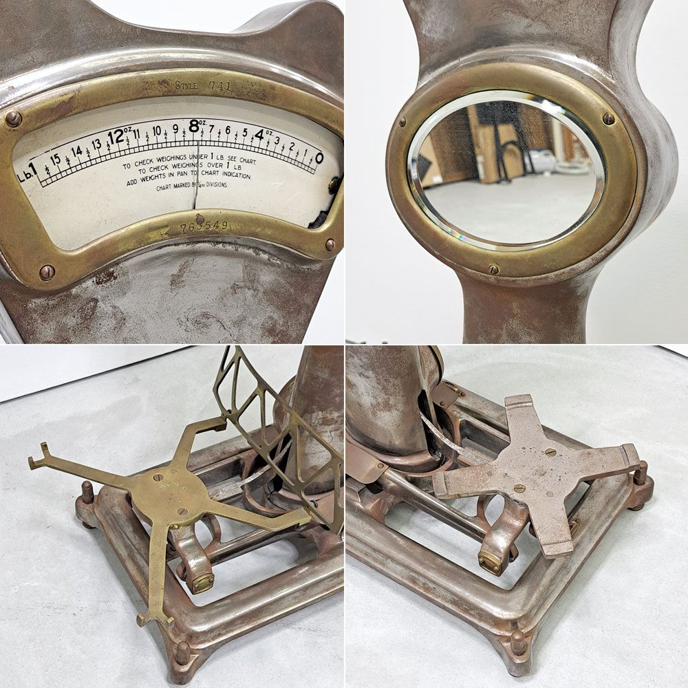 ビンテージ Vintage スケール はかり 秤量器 計量器 店舗什器 現状品 ●