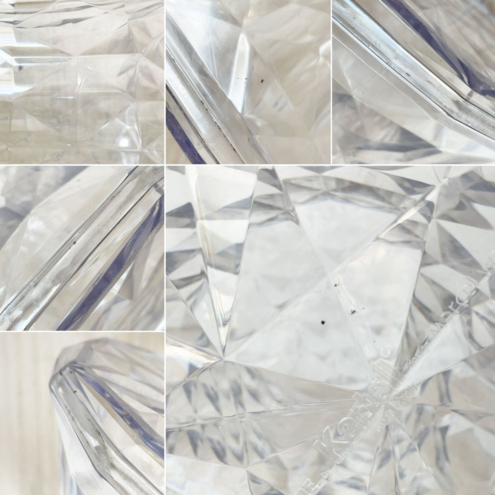 カルテル Kartell ストーン STONE スツール Stool クリスタル crystal マルセル・ワンダース Marcel Wanders イタリア 定価47,700円 ★