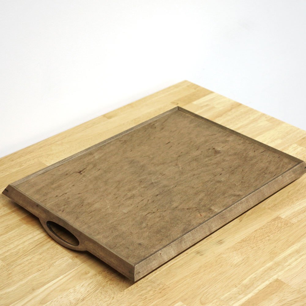 井藤昌志 IFUJI アーツ＆サイエンス ARTS＆SCIENCE 別注 ウッドトレイ W43cm 現代作家 A ◎