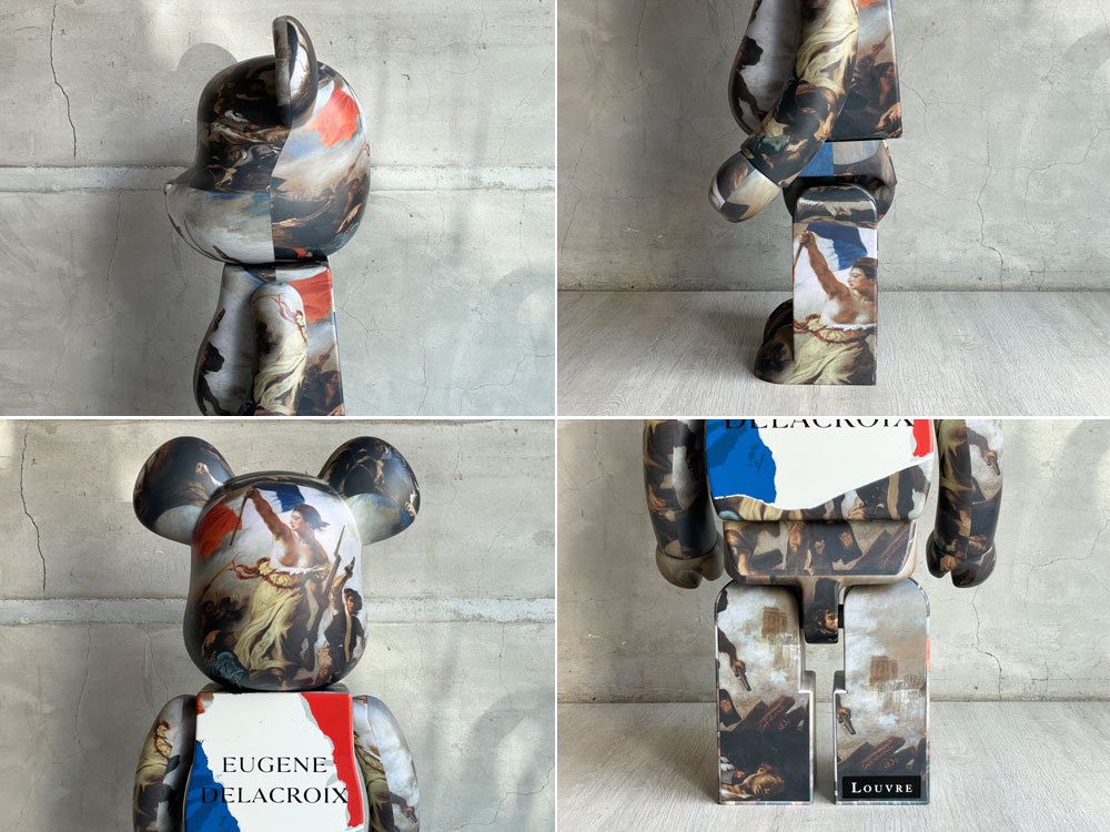 メディコムトイ MEDICOM TOY ルーブル Louvre ×ベアブリック BE@RBRICK ウジエーヌ・ドラクロワ "Liberty Leading the People" 1000% ♪