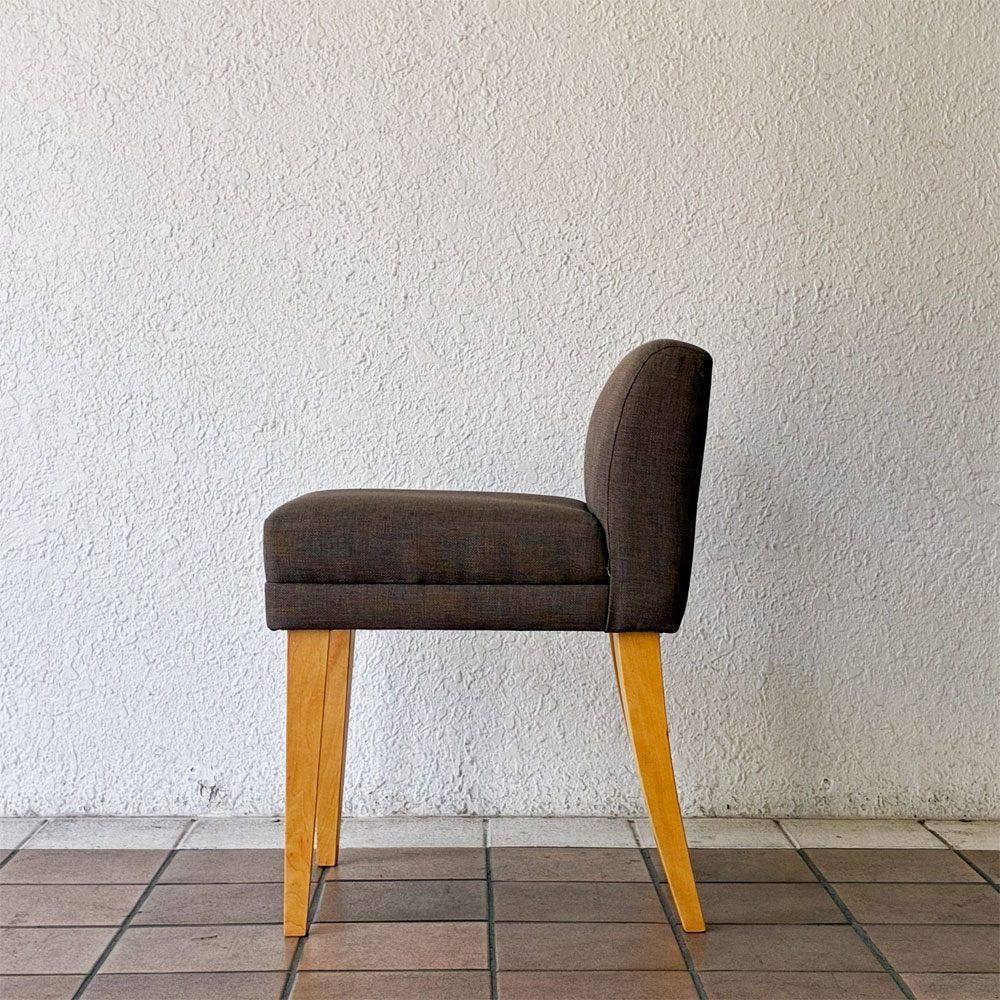 イデー IDEE ローバックチェア LOW BACK CHAIR ドレッサーチェア スツール メープル材 北欧スタイル ◇