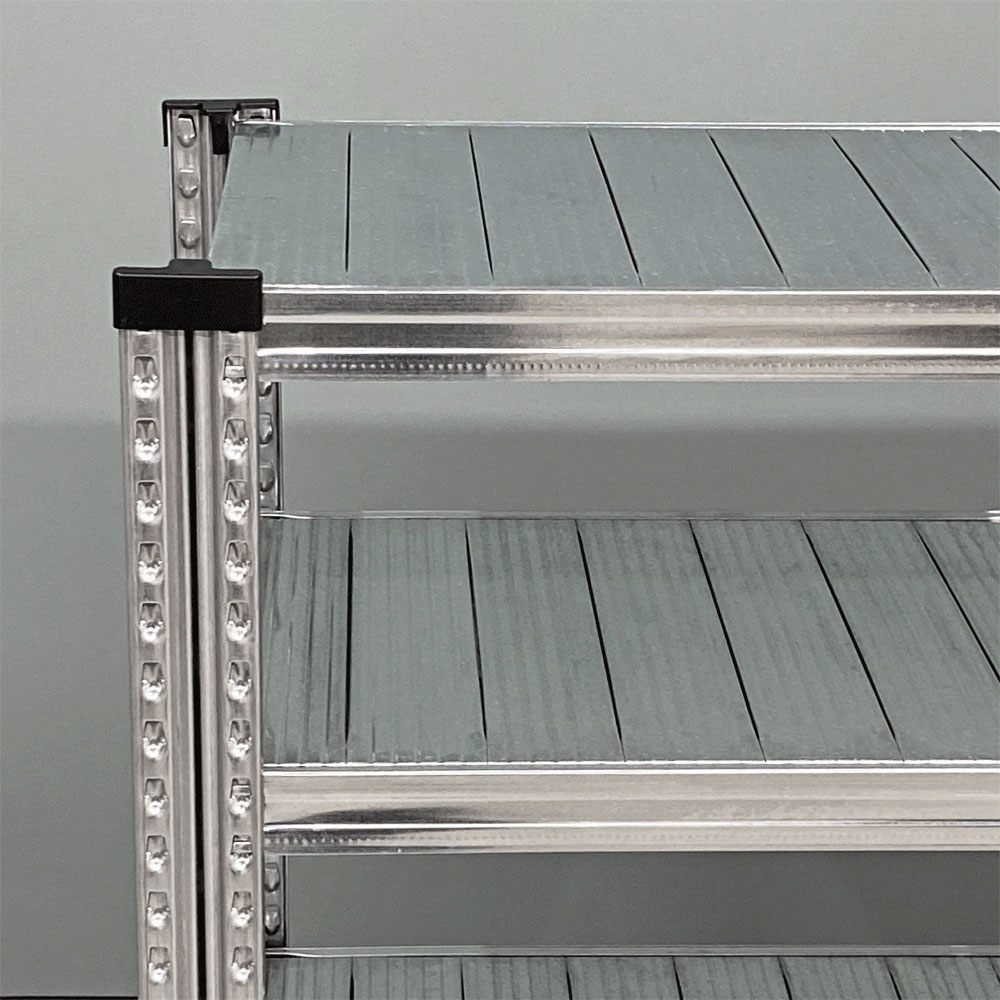 メタルシステム METALSISTEM スーパー123シリーズ スチールシェルフ 4段 4 TIER STEEL SHELF W113 D32 H107 イタリア製 ◎