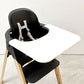 ストッケ STOKKE ステップス チェア Steps Chair ベビーチェア ブラック×ホワイト ベビーセット トレイ付き  ●