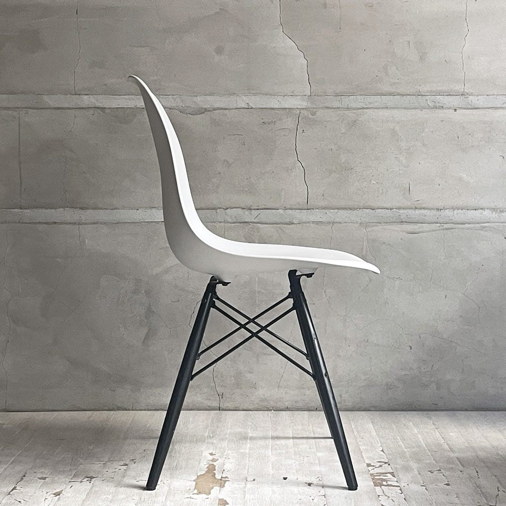 ハーマンミラー HermanMiller サイドシェルチェア アルパイン×エボニー ドゥエルレッグ ポリプロピレン製 イームズ ミッドセンチュリー  ♪