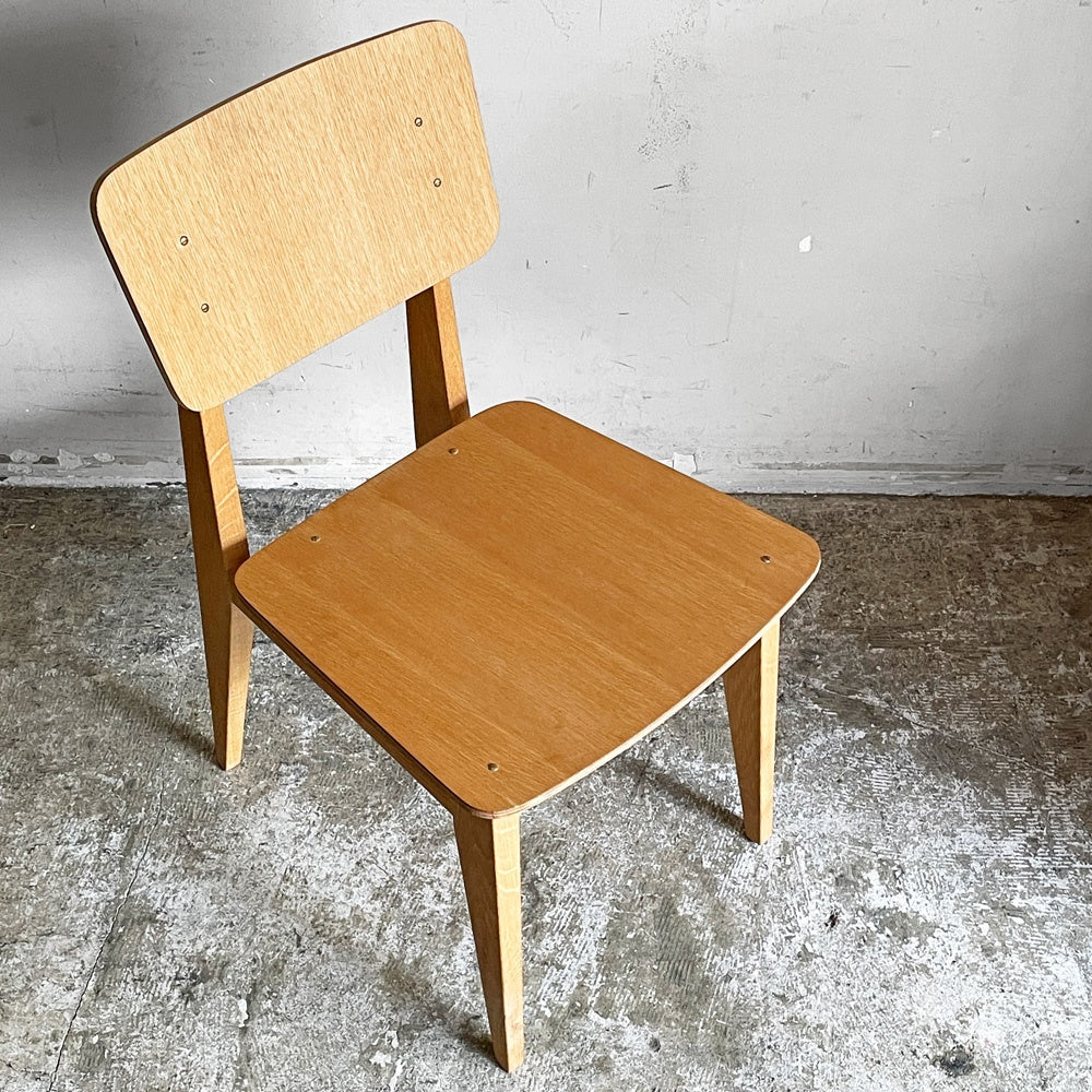 モーブレーワークス MOBLEY WORKS オーク材 ダイニングチェア プライウッド ナチュラル モダン W42cm 鰤岡力也 ■