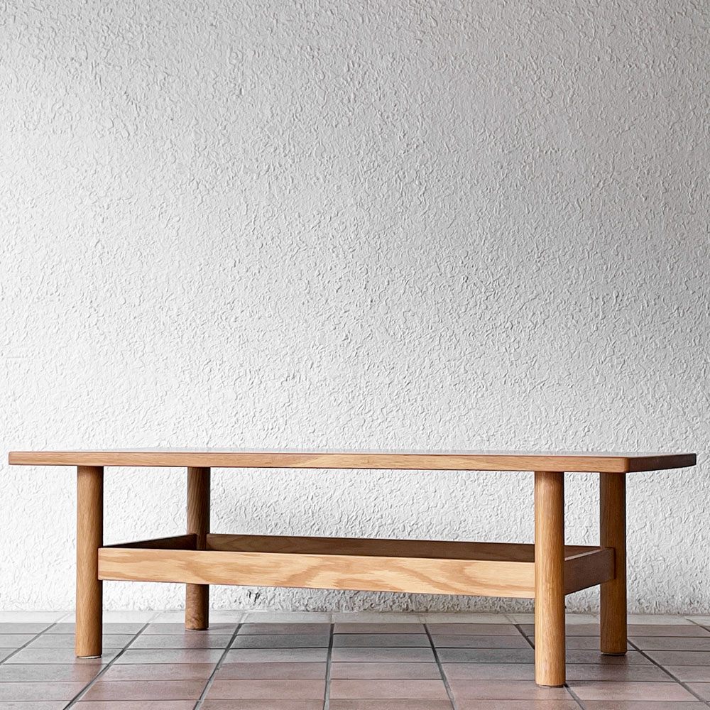 イデー IDEE ディモンシュ DIMANCHE ローテーブル コーヒーテーブル オーク無垢材 マリナ・ボーティエ Marina Bautier 定価￥119,900- ◇