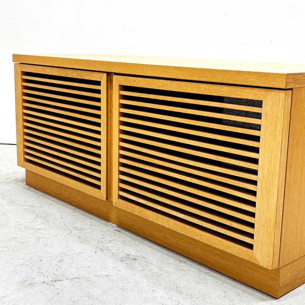 カンディハウス CONDE HOUSE アム am エスポワ システムファニチャー テレビボード ローボード オーク材 メッシュ W112cm ●