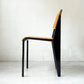 関家具 トーラスチェア Taurus Chair ダイニングチェア アッシュ材×スチール ブラックカラー インダストリアル B ★