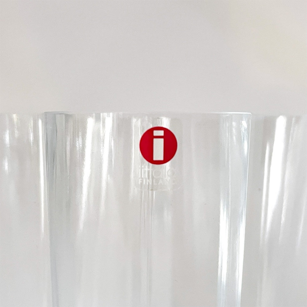 イッタラ iittala アルヴァ・アアルトコレクション ベース Alvar Aalto Collection Vase H95mm クリア 北欧雑貨 箱付 定価\20,900 ★