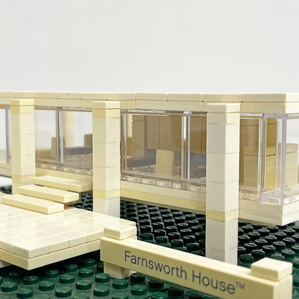 レゴ LEGO アーキテクチャー Architecture ファンズワース邸 Farnsworth House 21009 ミース・ファン・デルローエ 組み立て品 デンマーク ●
