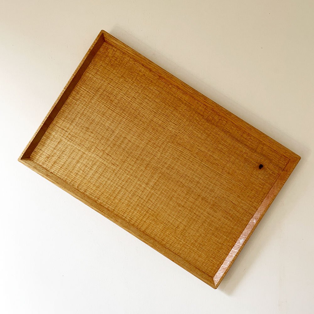 富井貴志 Takashi Tomii シキモノ shikimono 木製トレイ Mサイズ 20×30cm ナラ材 プレート 盆 木工 現代作家 定価￥11,550- B ◎