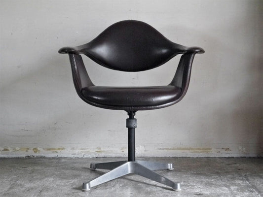 ICF ・ De Padova ビンテージ DAF SWIVEL CHAIR コントラクトベース ジョージネルソン George Nelson 初期モデル 希少 60’s ■