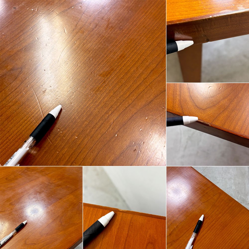 イデー IDEE アーカス ARCAS ダイニングテーブル ミーティングテーブル チェリー材 W220cm モダンスタイル ●