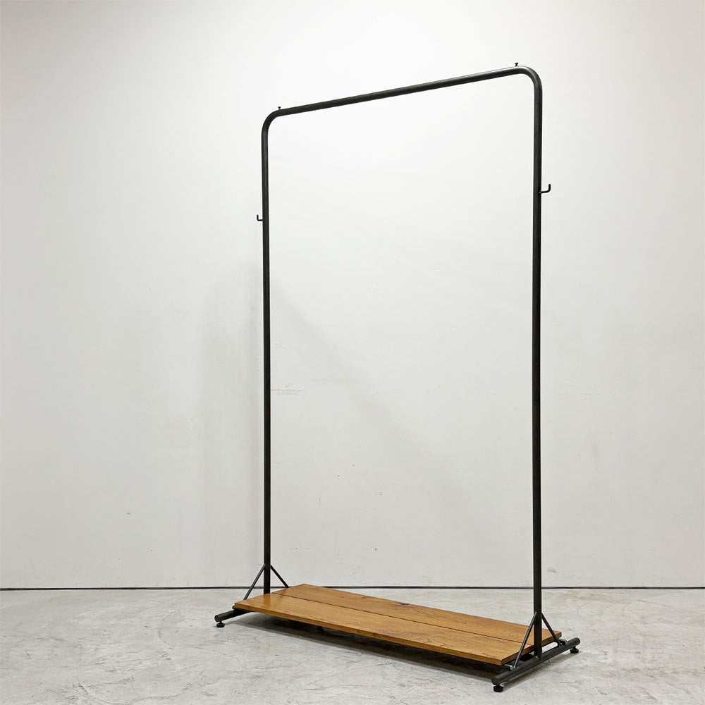 トラックファニチャー TRUCK FURNITURE スット ハンガースタンド SUTTO HANGER STAND Sサイズ スタンドシェルフボード付 ナラ無垢材 ハンガーラック インダストリアル ●