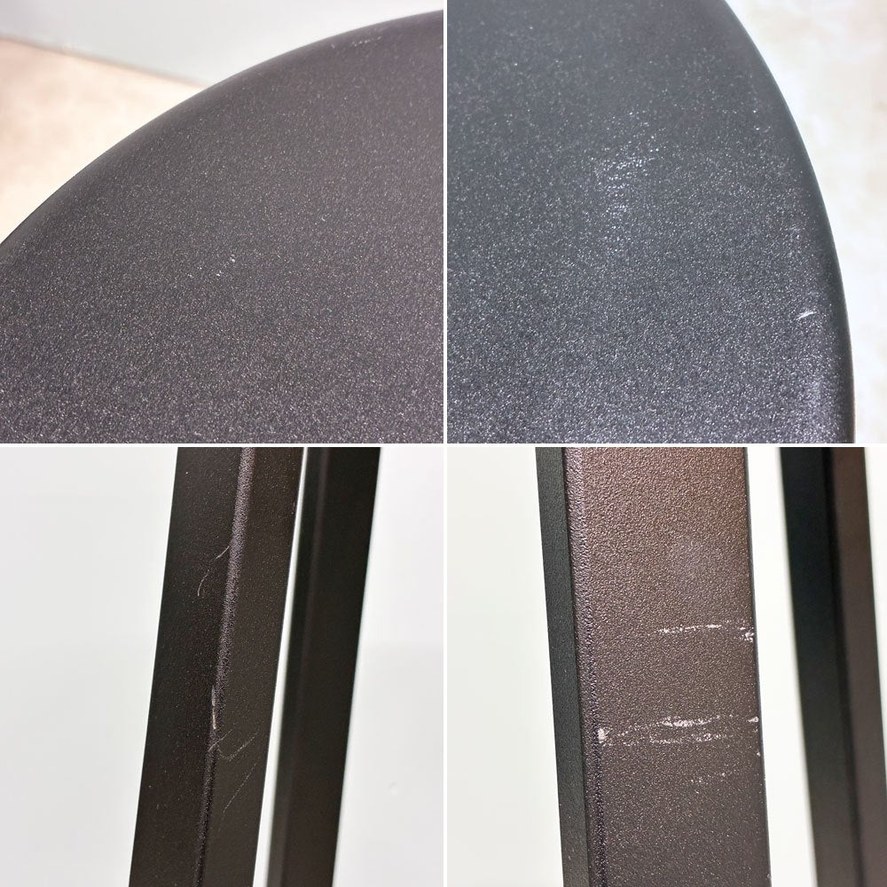 ヘイ HAY リボルバー バースツール ハイ REVOLVER BAR STOOL HIGH H76cm ブラック 回転式座面 レオン・ランズメイヤー デンマーク 定価￥56,100- ◎