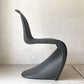 ヴィトラ vitra パントンチェア ダイニングチェア スタッキングチェア ヴェルナー・パントン Panton ミッドセンチュリー スペースエイジ ブラック ★